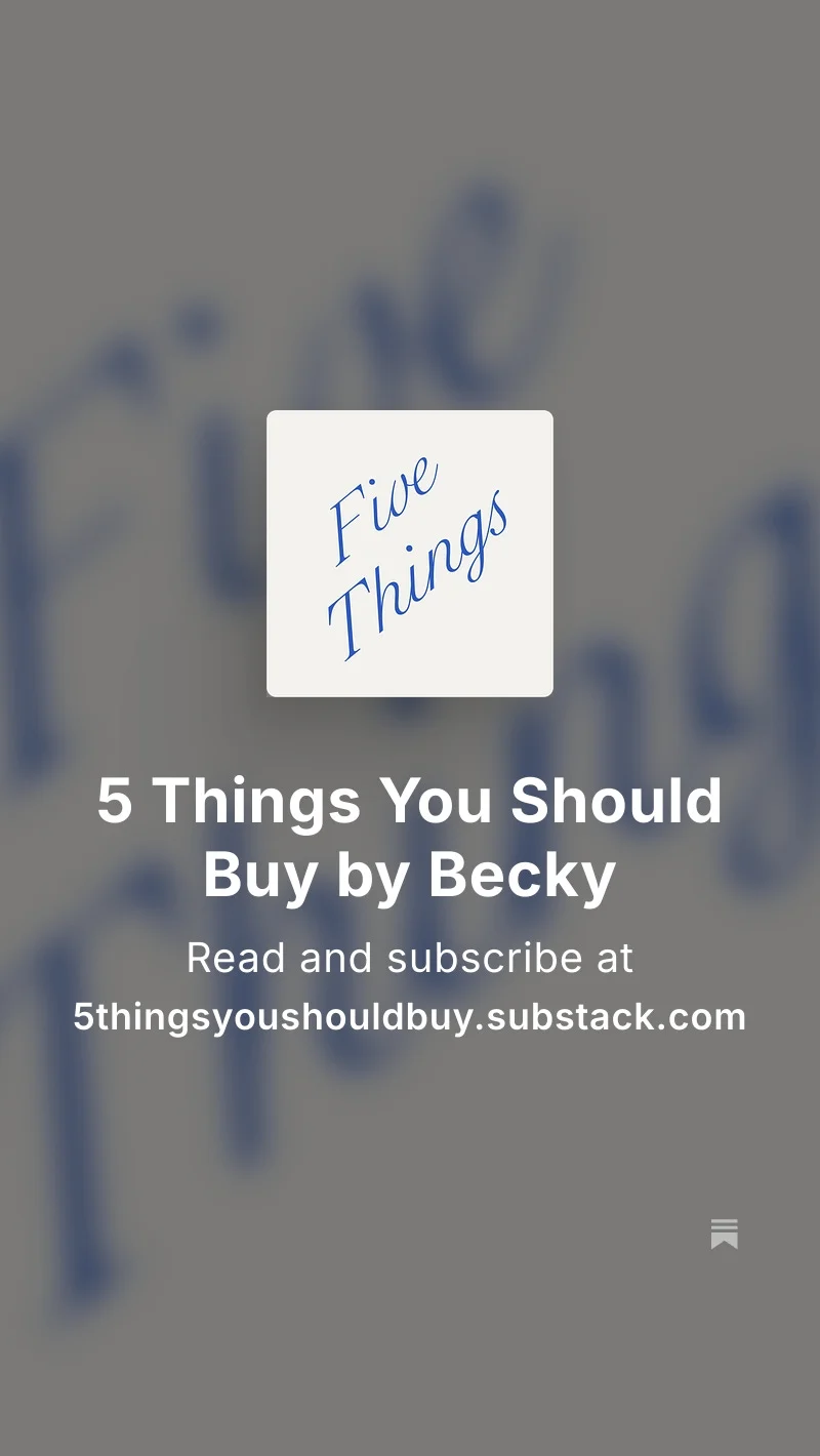 5 Things You Should Buy on Substack