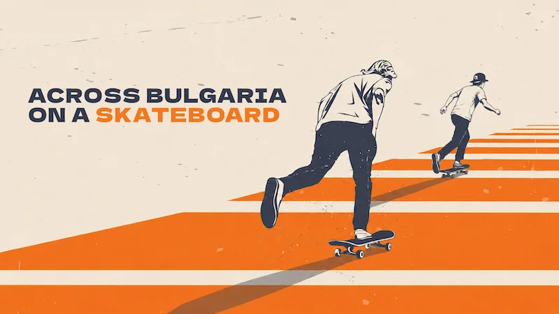 Sharena Fabrika: Across Bulgaria on a skateboard Illustration