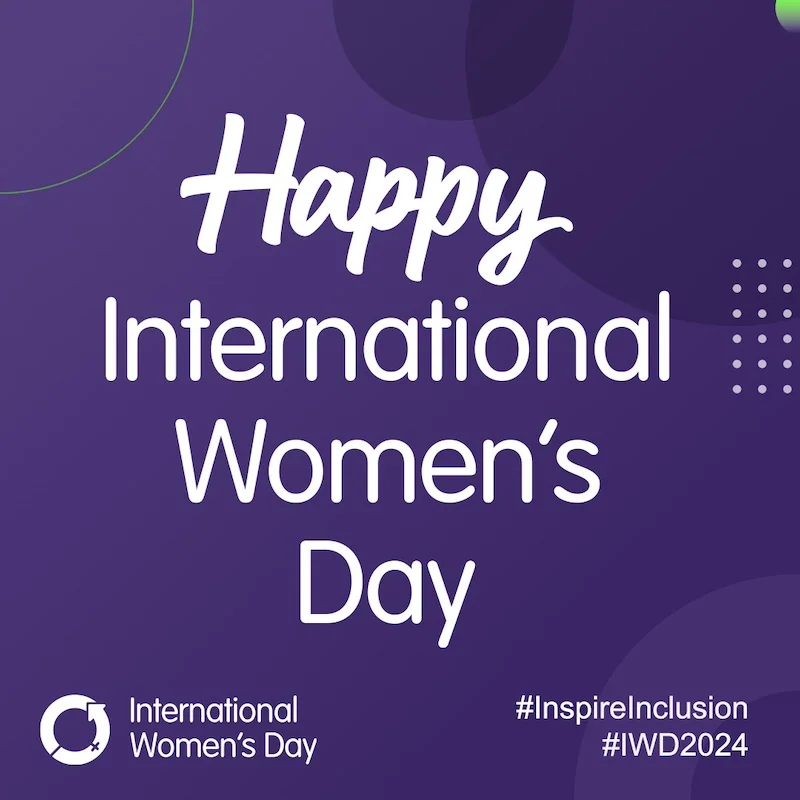 International Women's Day 2024 greeting card
