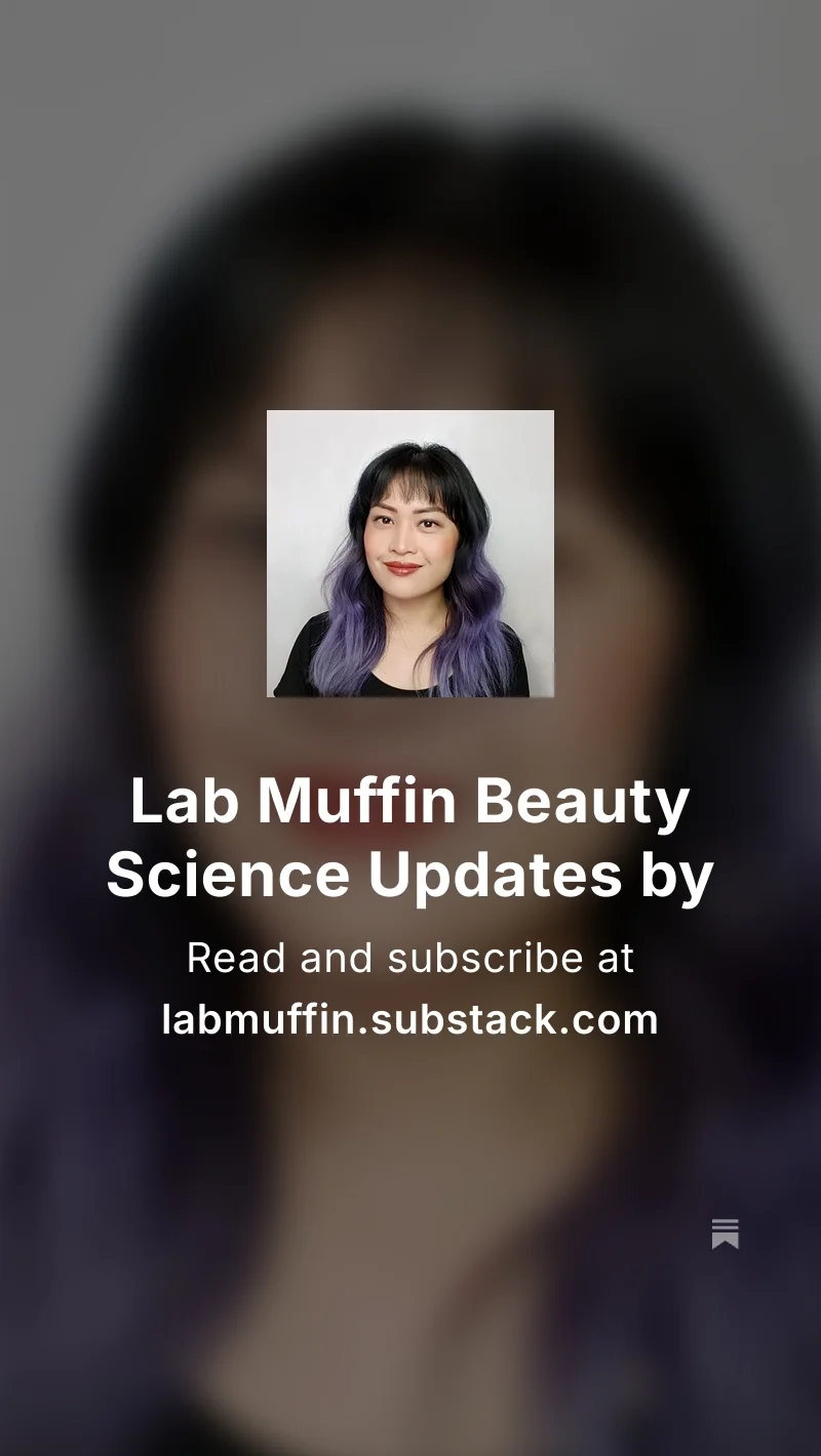Dr. Michelle Wong Lab Muffin Beauty Science Updates on Substack