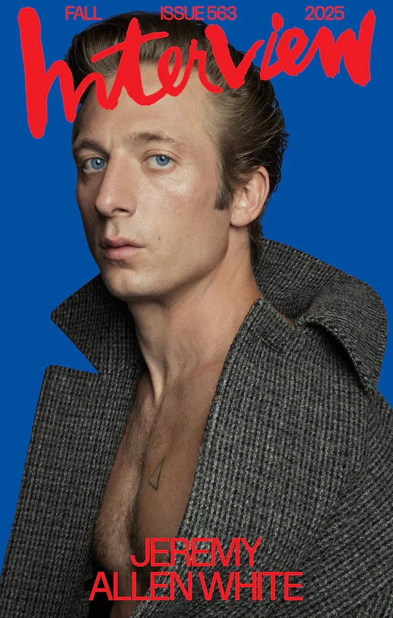 Interview magazine cover