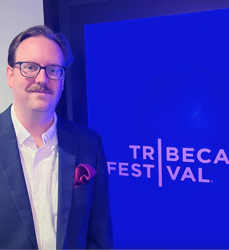 Jonathon Norcross portrait at Tribeca Film Festival