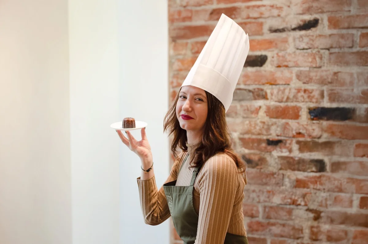 Sharena Fabrika's pastry chef and instructor Yoanna Yordanova