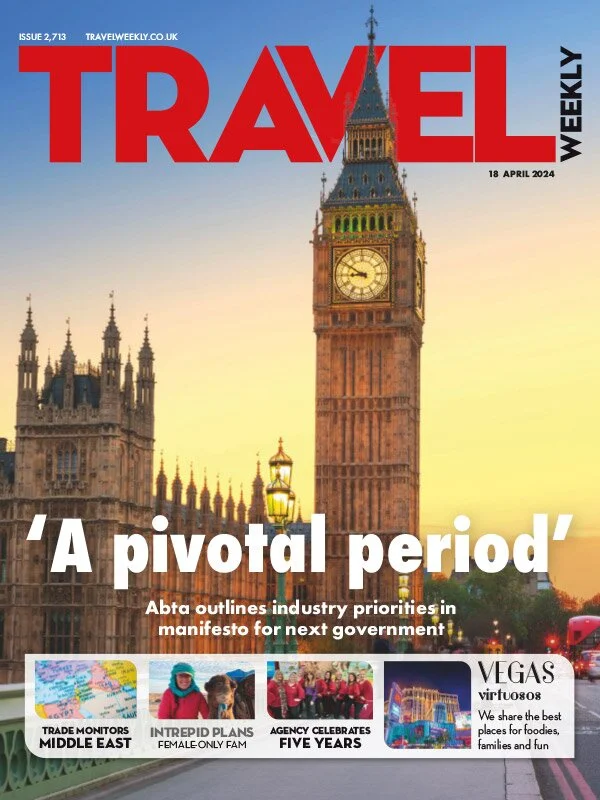 Travel Weekly magazine cover