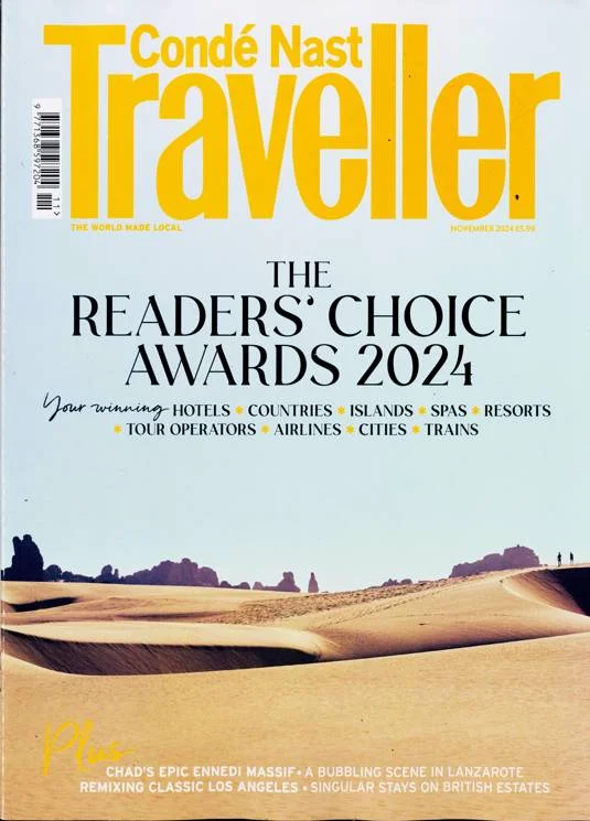 Condé Nast Traveller magazine cover