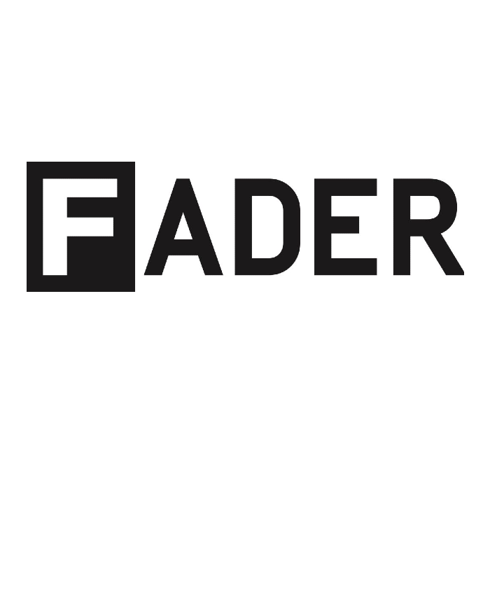 The FADER magazine cover