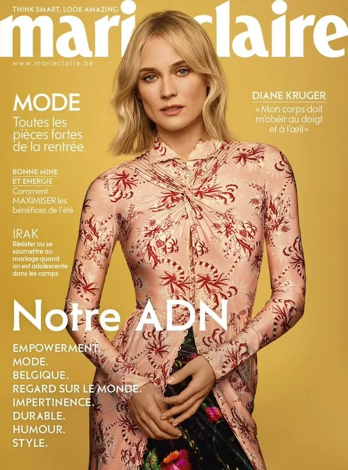 Marie Claire Belgium magazine cover